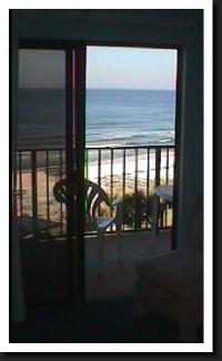 sliding door to balcony of guest bedroom gulf view