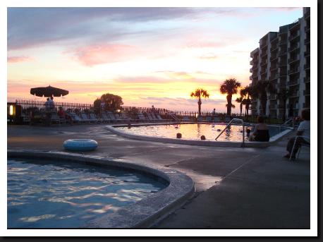 pool area at Moonspinner