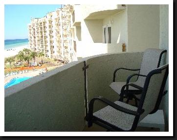 private balcony with view of panama city beach