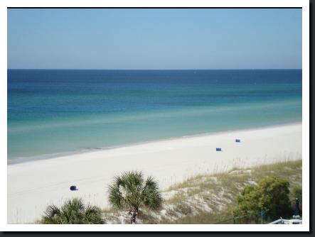 panama city beach water and white sand